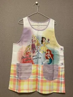 保育士 エプロン ディズニープリンセス エプロン