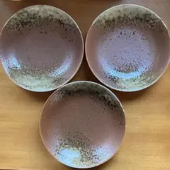 グリーンの和陶器皿 3枚セット