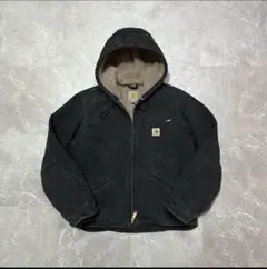 Carhartt ブラック ダックジャケット フェード