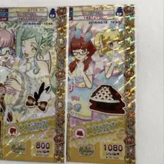 プリパラ プリチケ マーチングフェザー 2枚セット レッド ヘアアクセ スカート