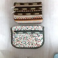 LeSportsac ポーチセット ドット 花柄