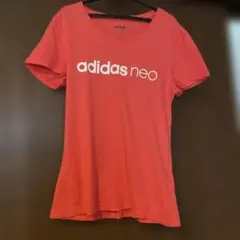 adidas neo 半袖Tシャツ コーラルピンクのサムネイル
