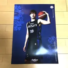 未使用】新井楽人＆佐藤凪 A5クリアファイル 横浜ビー・コルセアーズ