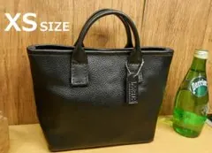 ☆XSサイズ☆定番☆黒シュリンクレザーのミニトートバッグ姫路ハンドメイド本革