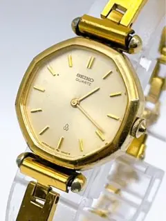 SEIKO セイコー 腕時計 稼働品 1400-5260 ゴールド 電池交換済