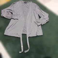 TRIXYグレーのロングカーディガン