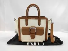 Ralph Lauren キャンバス 2way ハンドバッグ ショルダーバッグ