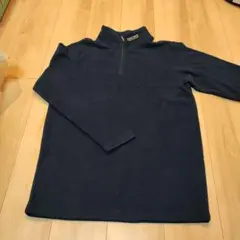 DESCENTE スキーにも ネイビー フリースジャケット M