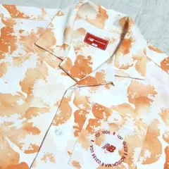 ニューバランスゴルフ　ドライストレッチ　フルオープンシャツ　サイズ5 極美品のサムネイル