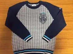 Manningwear 千鳥柄セーター サイズＬ