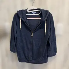 バーバリーブルーレーベル　パーカー BURBERRYブルーレーベル フルジップパーカー ノバチェック コットン M