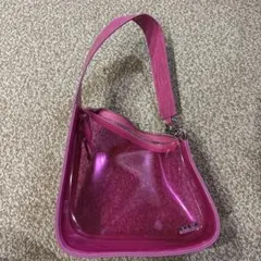 EVRIS透明ピンクショルダーバッグ