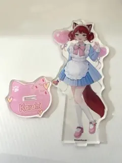 【値下げ中】赤見かるび　アクリルスタンド　ローソン限定　メイドver.のサムネイル