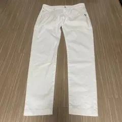 PEARLY GATES ホワイトスリムフィットパンツ 6 summer最終値下 - メルカリ