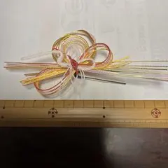 ハンドメイド 水引 髪飾り 鶴