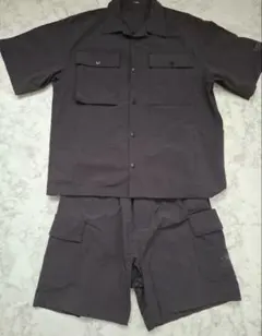DENHAM　ブラック　セットアップ　上(L)下(M)のサムネイル