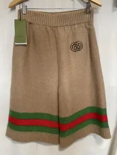 【新品GUCCI正規品】ニットハーフパンツL