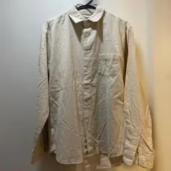 MANUAL ALPHABET ルーズフィット ベージュシャツ