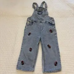 ZARA Disney ミニーマウス デニム オーバーオール 92cmのサムネイル
