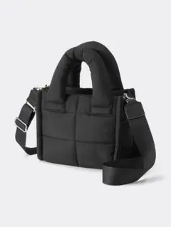 パフミニショルダーバッグ 黒