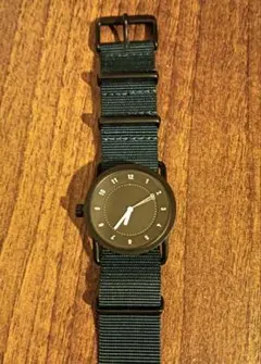 【美品】TID腕時計　稼働品 ティッド　ブラック　ネイビー　アナログ