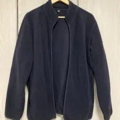 ネイビー フリース ジャケット　ユニクロ　フリース　Lサイズ
