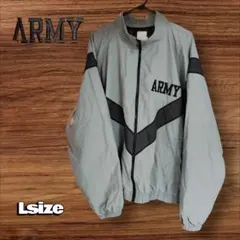 米軍放出　美品　IPFU ARMY グレー ミリタリージャケット L　ゆるダボ