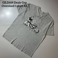 【ビッグシルエット】GILDAN Deals Gap Tシャツ グレー XL