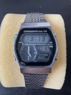 CITIZEN クリストロン 初代デジアナ 紺白文字盤 稼働品 - メルカリ