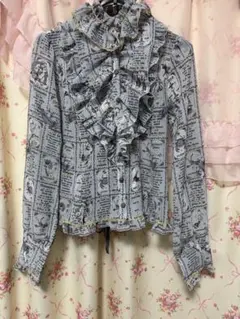 中古】Metamorphose レース付き長袖ブラウス - メルカリ