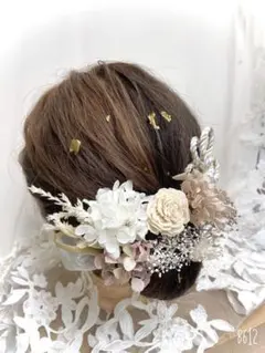 38 卒業式　成人式　ヘアアクセサリー　髪飾り　ヘッドドレス