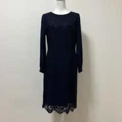 ナチュラルビューティーベーシック　ロングワンピース　春　ワンピース　花　レース