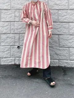 ※最終値下げ！6(ROKU) STRIPE LONG ONEPIECE