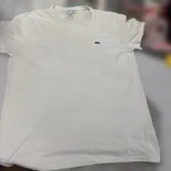 LACOSTE ホワイト Tシャツ 100%ピマコットンのサムネイル