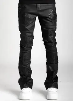 GUAPI フレアレザーパンツ　32 2025年最新】guapi レザーパンツの人気アイテム - メルカリ