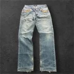 suade CURVED FLARE DENIM RAW INDIGO - メルカリ