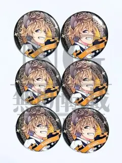 ツイステッドワンダーランド　グリッター　缶バッジ　ラギー　トレーディング