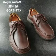 美品✨REGAL 32PR ゴアテックス ウイングチップ メダリオン ブラウン