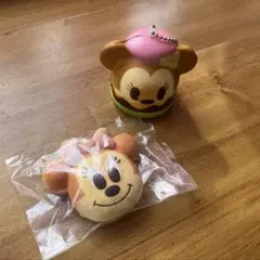 ディズニー スクイーズ キーホルダー 2種セット