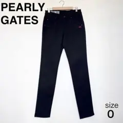 美品 PEARLY GATES パーリーゲイツ カルゼストレッチロングパンツ