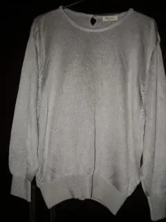 シルク　ニットセーター　Elegance　シルク100%　Lのサムネイル