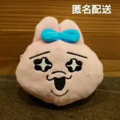 おぱんちゅうさぎ　カラビナ付き　ぬいぐるみファスナーマスコット①