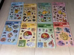 韓国ダイソー　ポケモンシール8枚セット