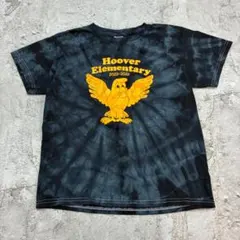 Colortone　キッズTシャツ　M10-12　ブラック　タイダイ柄　古着のサムネイル
