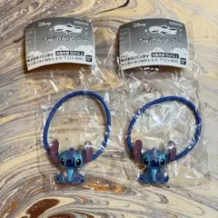 ディズニーキャラクター　Twinkle ゴム　スティッチ　2個セット