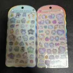 サンリオ コットンパフィーシール 2種セット キティ 正規品