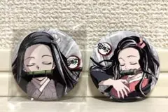 レア品　鬼滅の刃　全集中展　竈門禰豆子 幕間画 缶バッジ　アイキャッチ2点セット