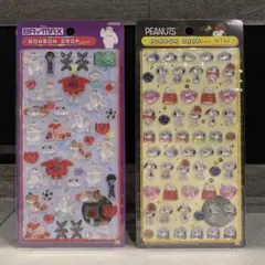ボンボンドロップシール mini ベイマックス　スヌーピー 2個セット