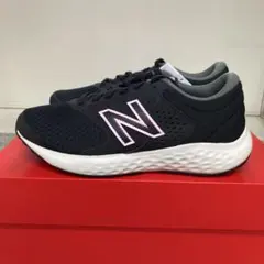 ニューバランスレディーススニーカージョギングランニングシューズブラック黒ピンク