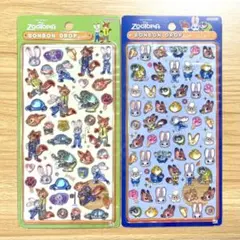 ボンボンドロップシール・ミニ【正規品】ズートピア BONBON DROP 2点